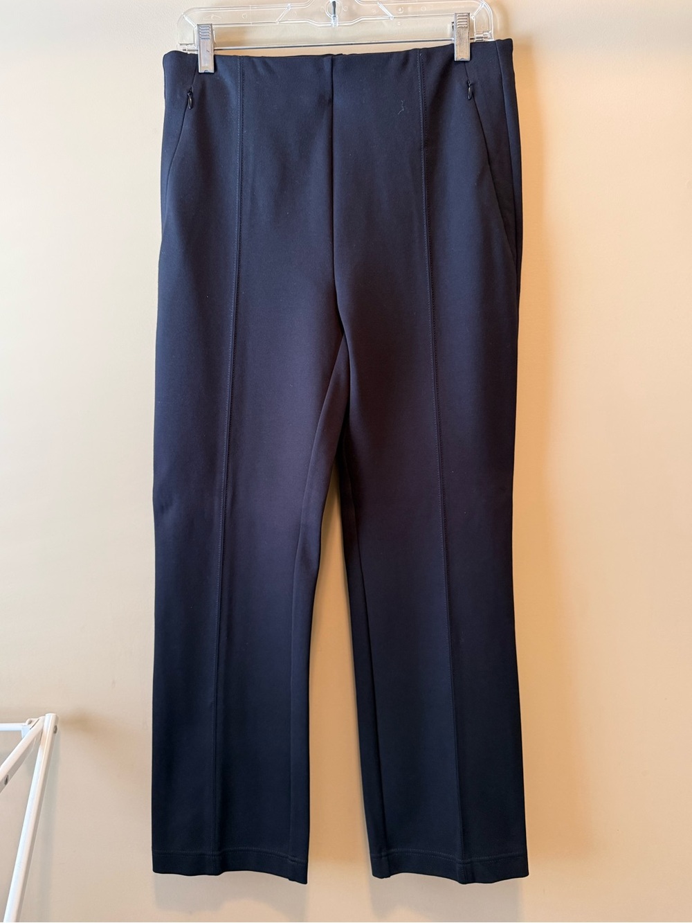 LOFT Pintucked Ponte Straight Pants NWOT